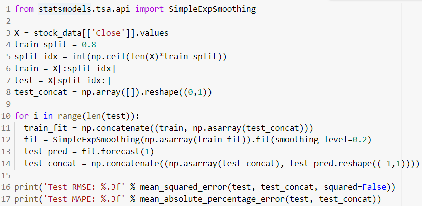 Stock Price Prediction using Machine Learning with Source Code