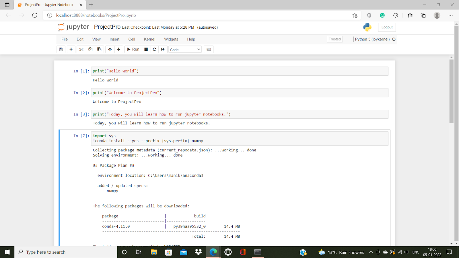 Jupyter Notebook Tutorial - A Complete Beginners Guide